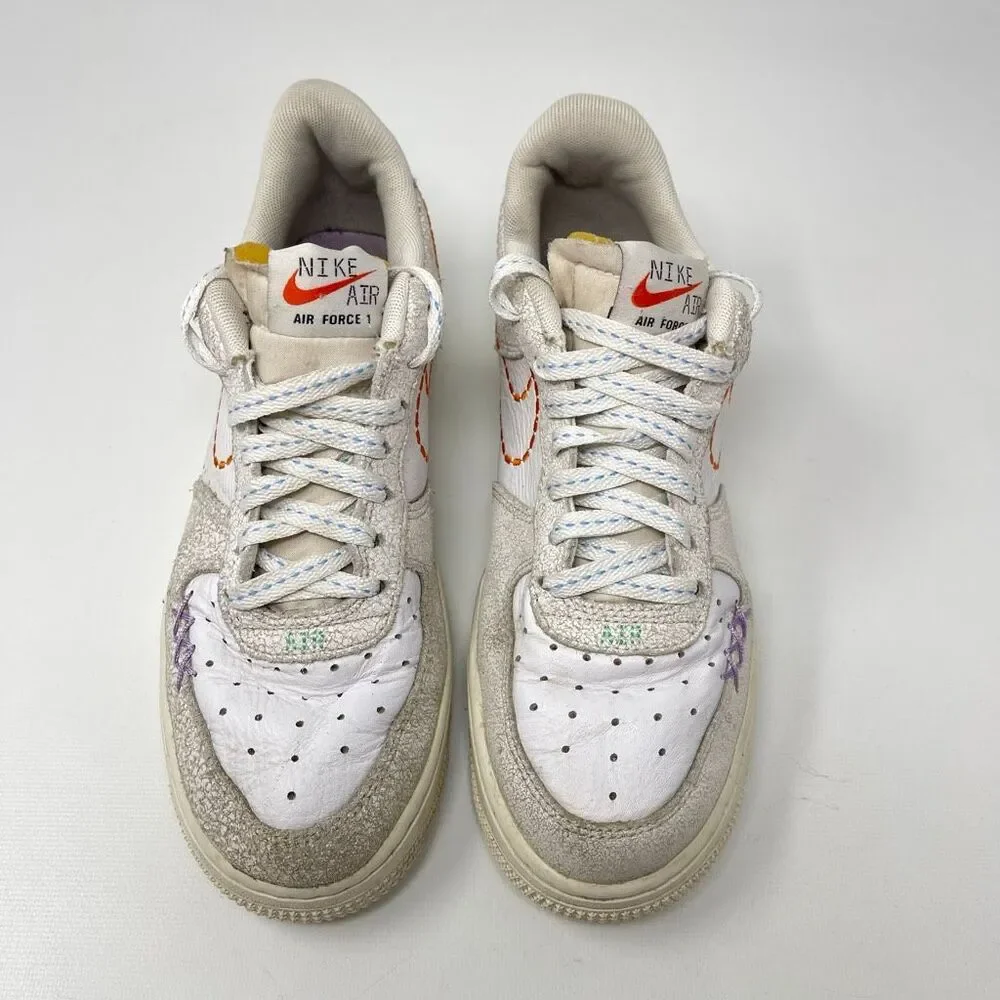 Nike Air Force 1 ‘07 SE 101 Lace Up Sneaker Shoes DX2348-100 Women’s Size 7 - Picture 4 of 10